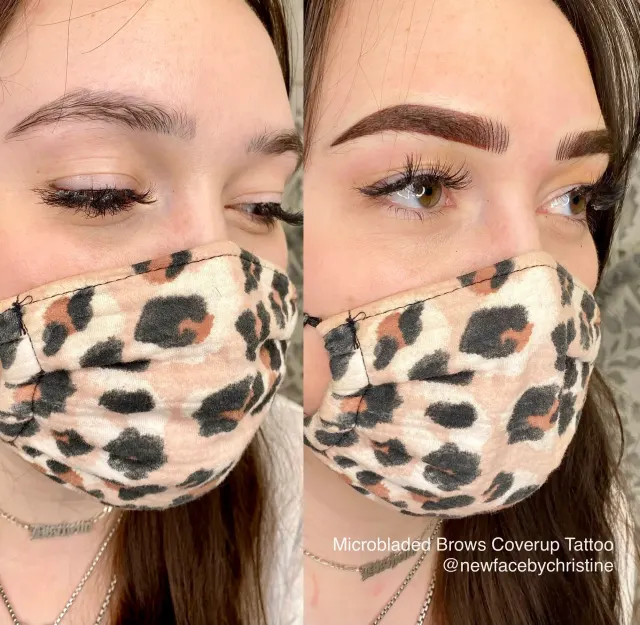 Combo Brows / Microshading result by New Face by Christine, NYC — photo 8