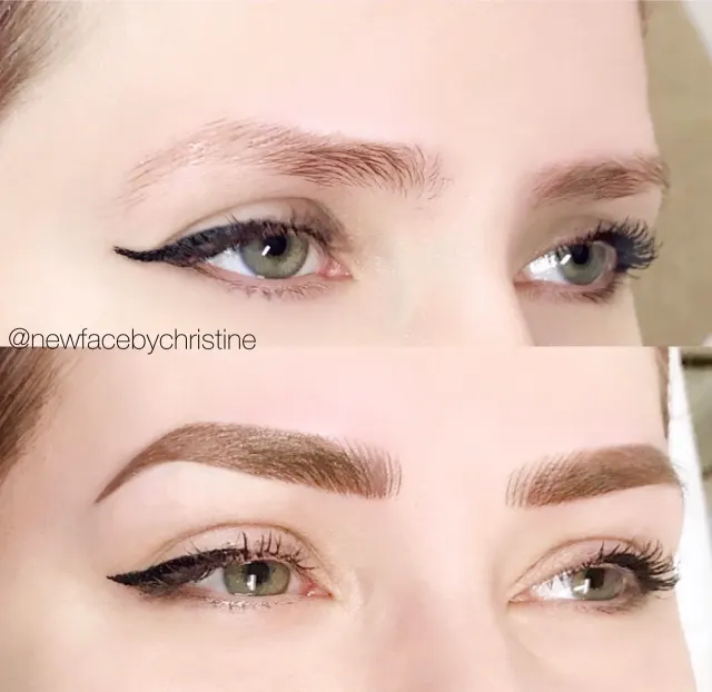 Combo Brows / Microshading result by New Face by Christine, NYC — photo 11