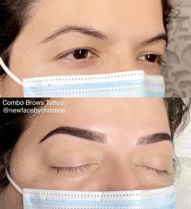 Combo Brows / Microshading result by New Face by Christine, NYC — photo 27