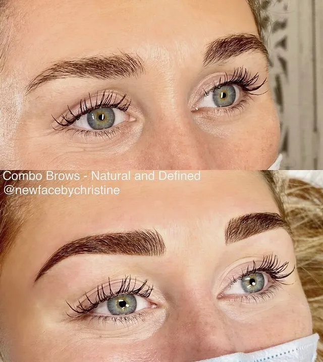 Combo Brows / Microshading result by New Face by Christine, NYC — photo 31