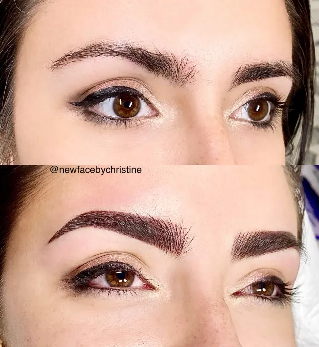 Combo Brows / Microshading result by New Face by Christine, NYC — photo 32