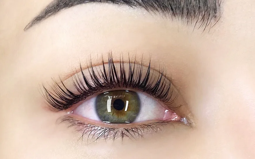 Yumi lash lift and tint result