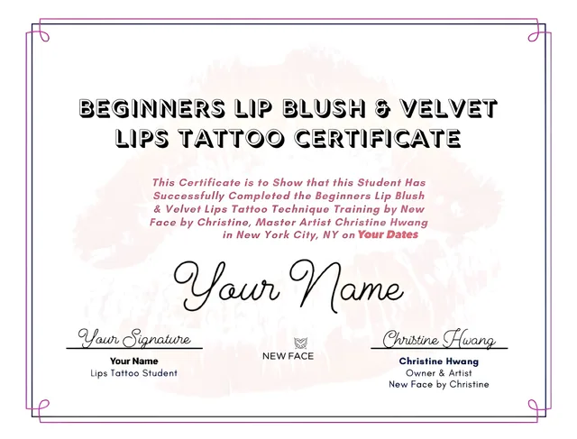 Lip blush training result by New Face by Christine, NYC — photo 3