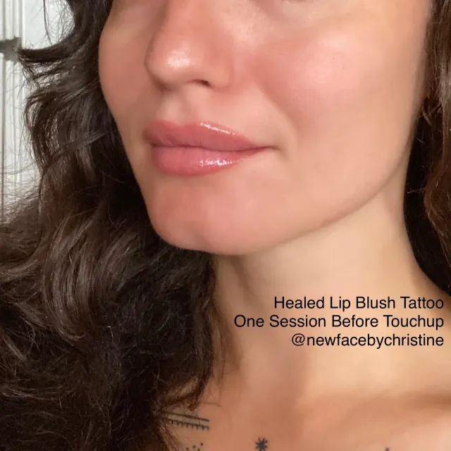 Lip Blush Tattoo result by New Face by Christine, NYC — photo 3