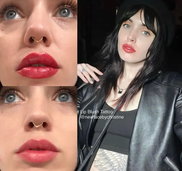Lip Blush Tattoo result by New Face by Christine, NYC — photo 10