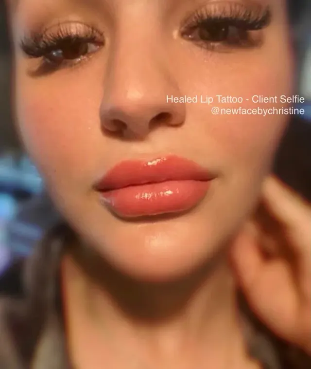 Lip Blush Tattoo result by New Face by Christine, NYC — photo 21
