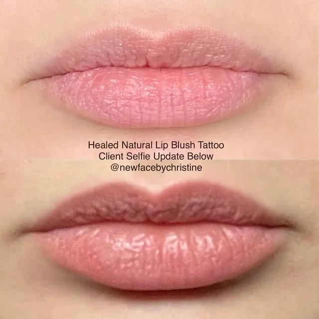 Lip Blush Tattoo result by New Face by Christine, NYC — photo 22