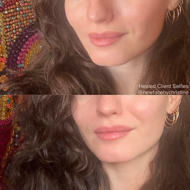 Lip Blush Tattoo result by New Face by Christine, NYC — photo 31
