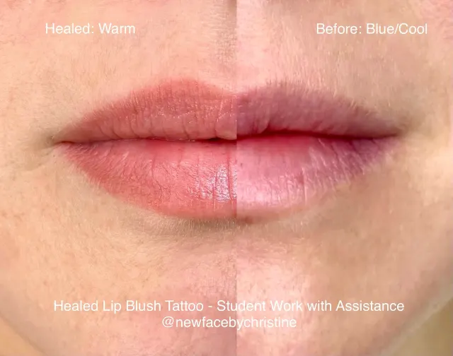 Lip Blush Tattoo result by New Face by Christine, NYC — photo 34