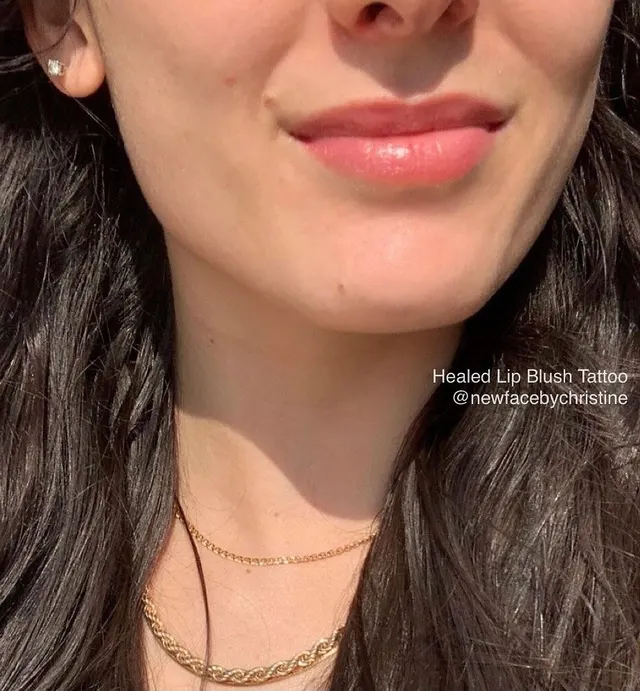 Lip Blush Tattoo result by New Face by Christine, NYC — photo 35