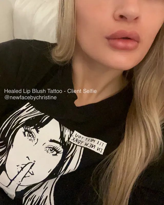 Lip Blush Tattoo result by New Face by Christine, NYC — photo 38