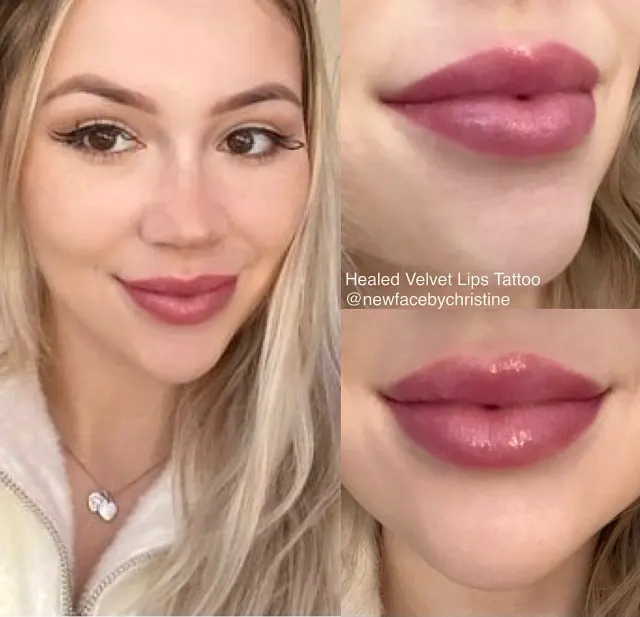 Lip Blush Tattoo result by New Face by Christine, NYC — photo 43