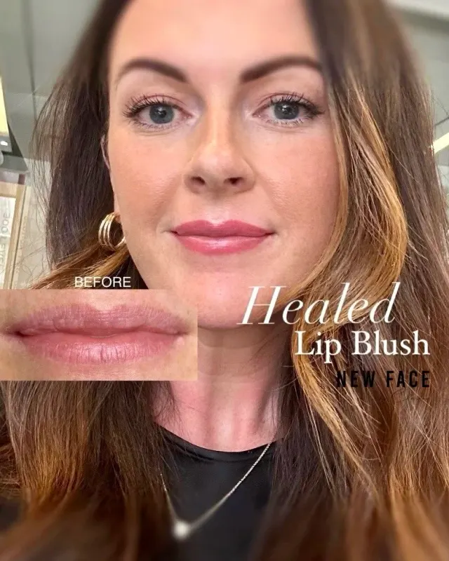 Lip Blush Tattoo result by New Face by Christine, NYC — photo 45
