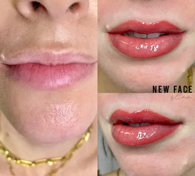 Lip Blush Tattoo result by New Face by Christine, NYC — photo 54