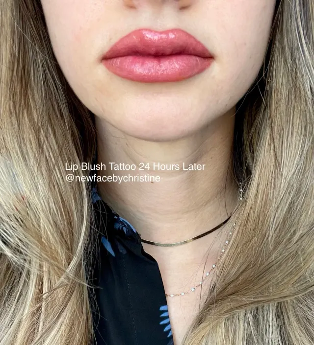 Lip Blush Tattoo result by New Face by Christine, NYC — photo 57