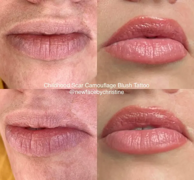 Lip Blush Tattoo result by New Face by Christine, NYC — photo 61