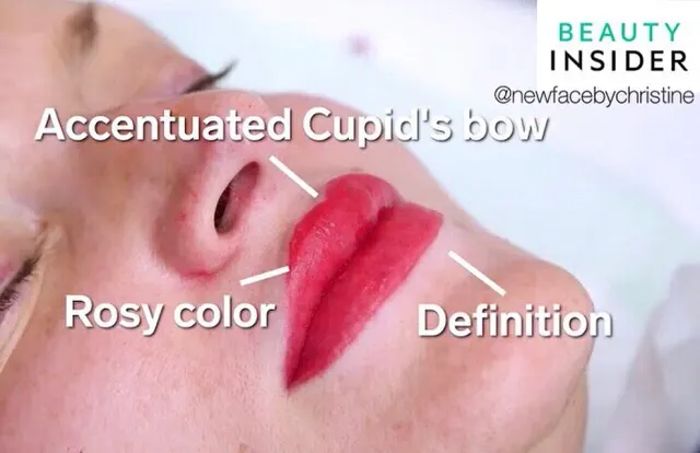 Lip Blush Tattoo result by New Face by Christine, NYC — photo 64