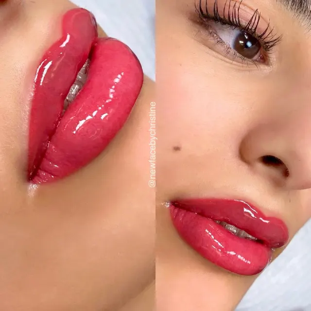 Lip Blush Tattoo result by New Face by Christine, NYC — photo 66