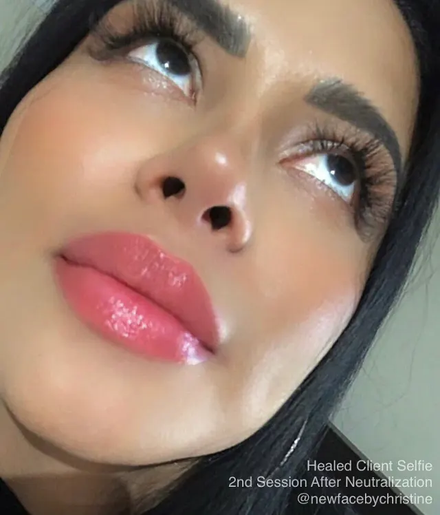 Lip Blush Tattoo result by New Face by Christine, NYC — photo 70
