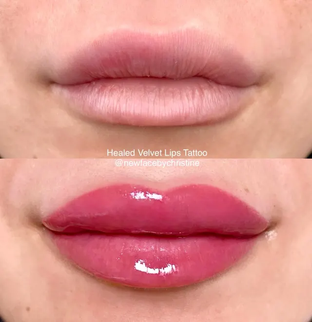 Lip Blush Tattoo result by New Face by Christine, NYC — photo 72