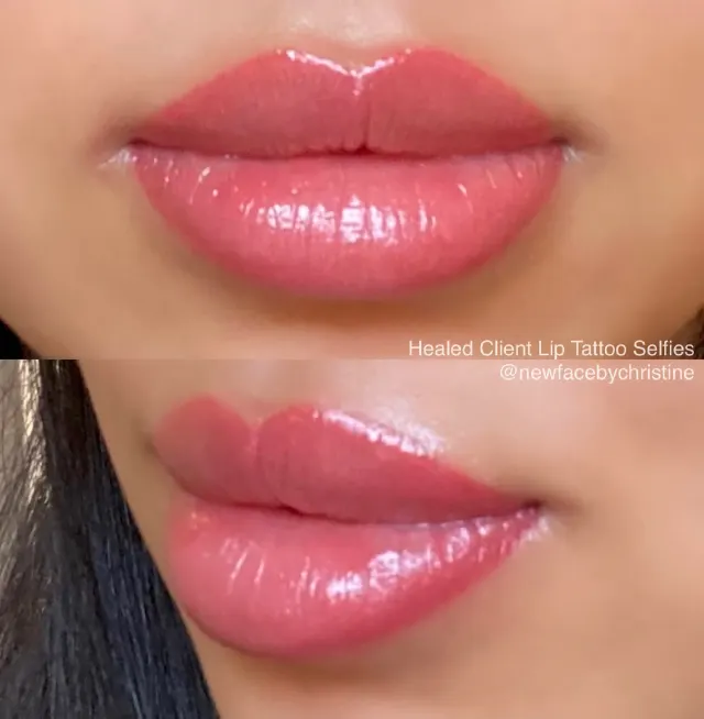 Lip Blush Tattoo result by New Face by Christine, NYC — photo 73