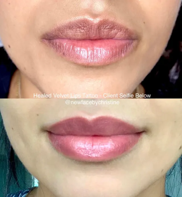 Lip Blush Tattoo result by New Face by Christine, NYC — photo 76