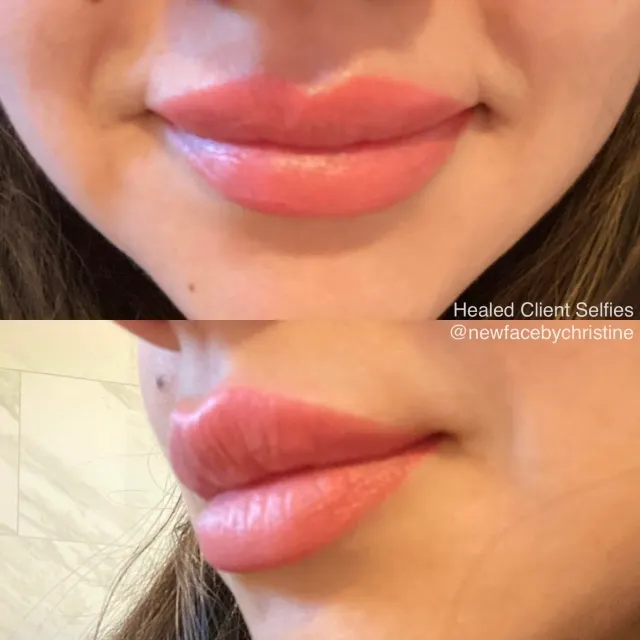 Lip Blush Tattoo result by New Face by Christine, NYC — photo 79