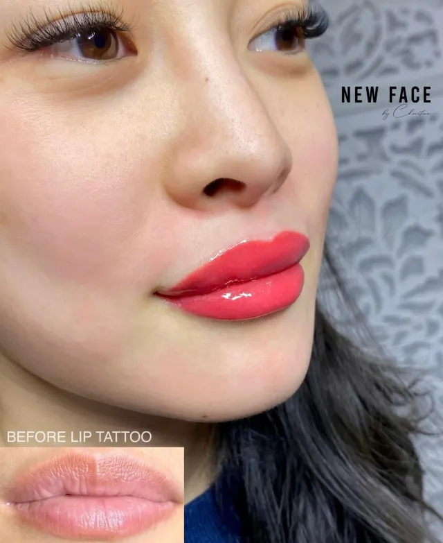 Lip Blush Tattoo result by New Face by Christine, NYC — photo 80