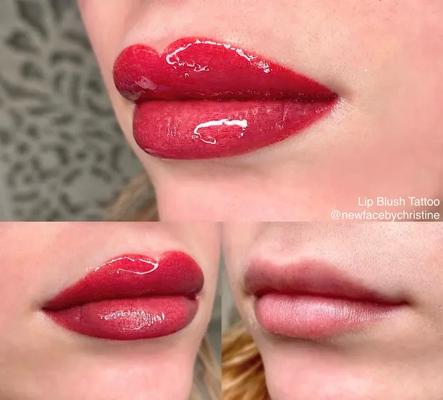 Lip Blush Tattoo result by New Face by Christine, NYC — photo 81