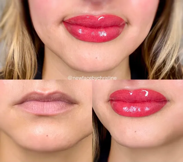 Lip Blush Tattoo result by New Face by Christine, NYC — photo 82