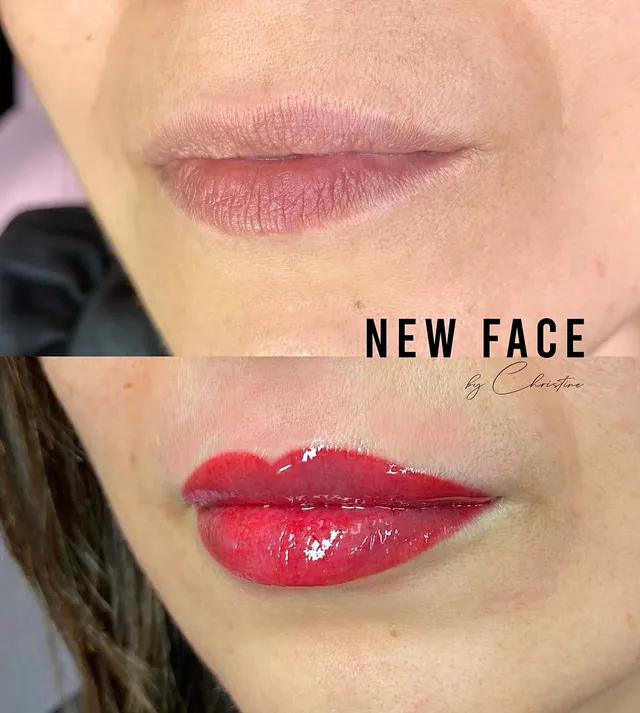 Lip Blush Tattoo result by New Face by Christine, NYC — photo 87