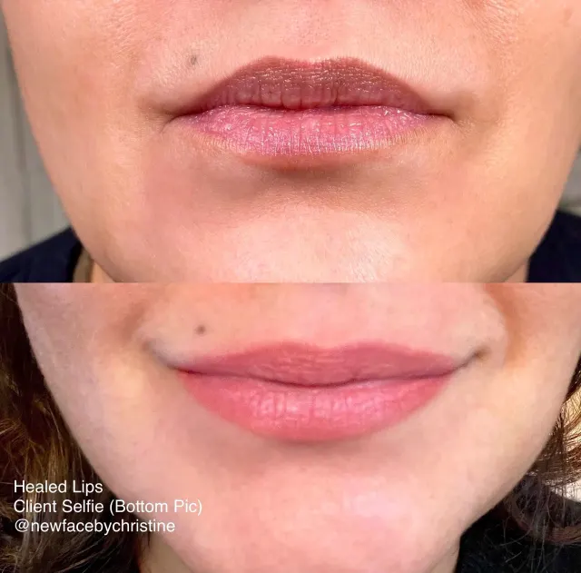 Lip Blush Tattoo result by New Face by Christine, NYC — photo 92