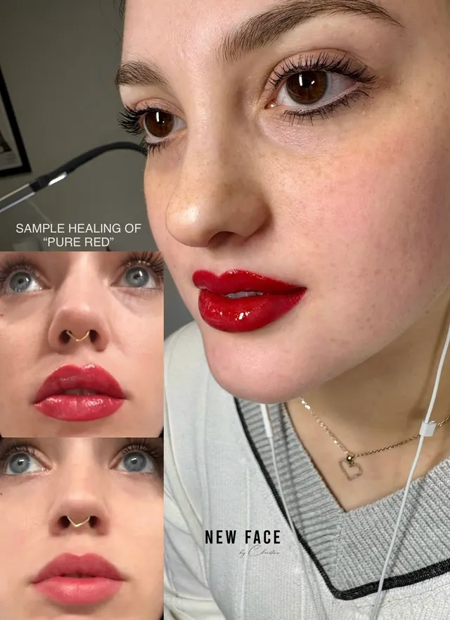 Lip Blush Tattoo result by New Face by Christine, NYC — photo 94