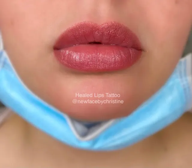 Lip Blush Tattoo result by New Face by Christine, NYC — photo 95