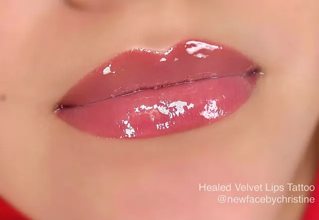 Lip Blush Tattoo result by New Face by Christine, NYC — photo 99