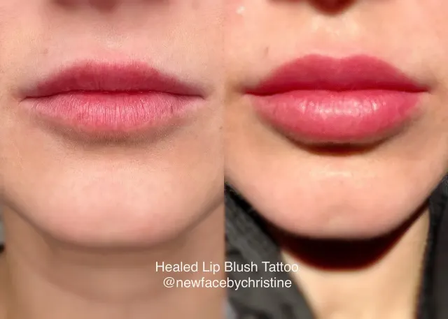 Lip Blush Tattoo result by New Face by Christine, NYC — photo 106