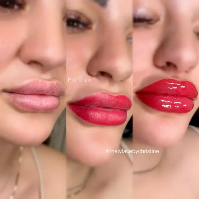 Lip Blush Tattoo result by New Face by Christine, NYC — photo 108