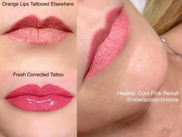 Lip Blush Tattoo result by New Face by Christine, NYC — photo 117