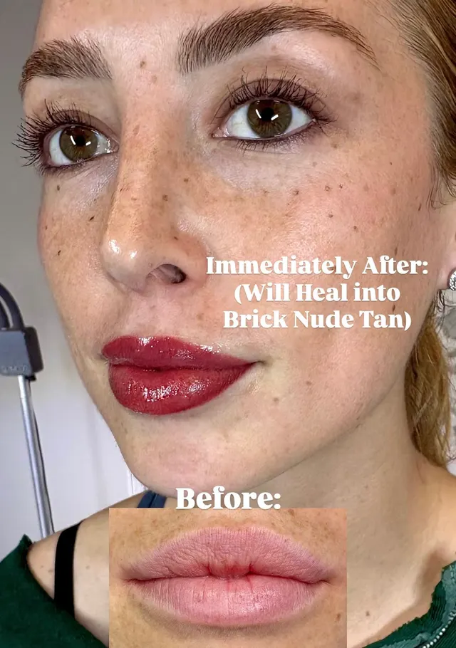 Lip Blush Tattoo result by New Face by Christine, NYC — photo 118