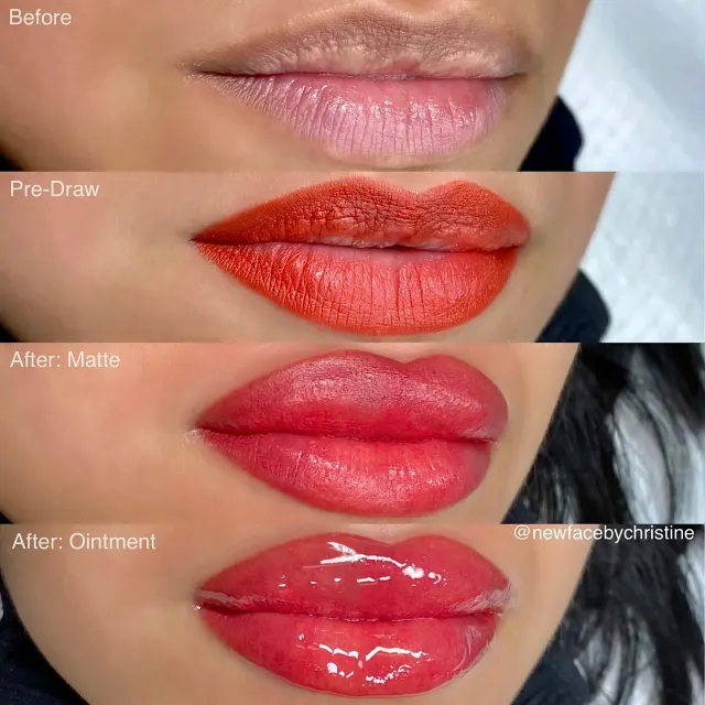Lip Blush Tattoo result by New Face by Christine, NYC — photo 122