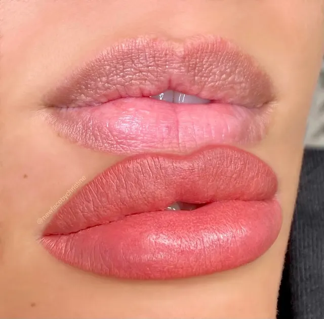 Lip Blush Tattoo result by New Face by Christine, NYC — photo 129
