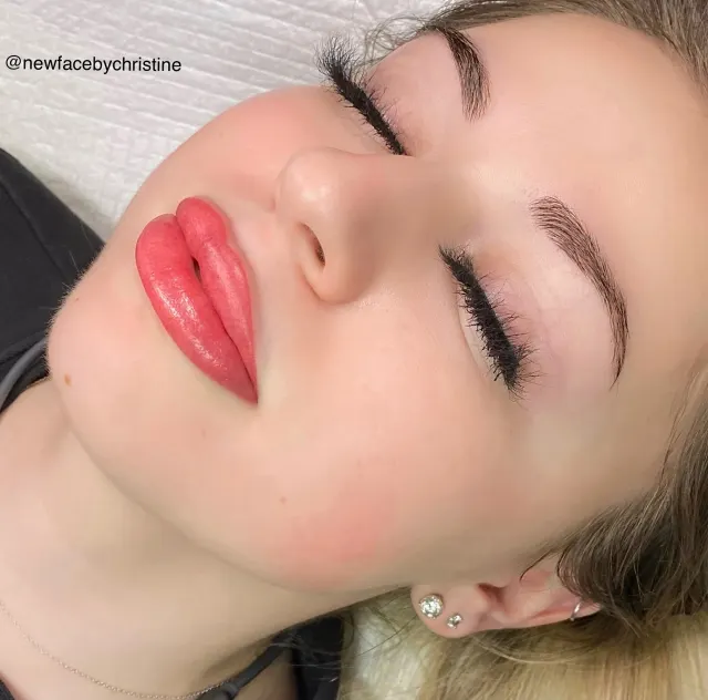 Lip Blush Tattoo result by New Face by Christine, NYC — photo 134