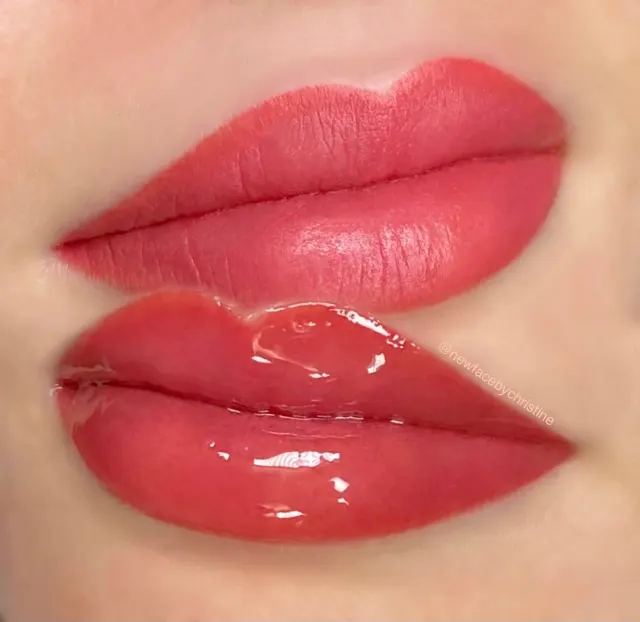Lip Blush Tattoo result by New Face by Christine, NYC — photo 137