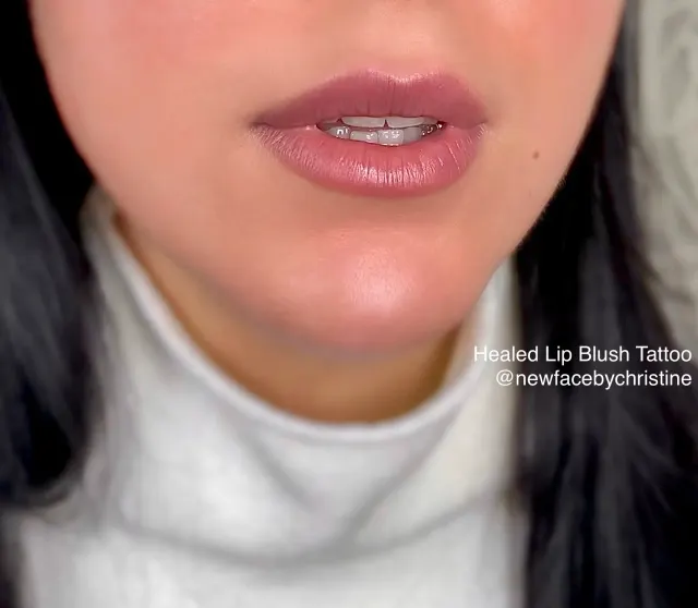 Lip Blush Tattoo result by New Face by Christine, NYC — photo 138