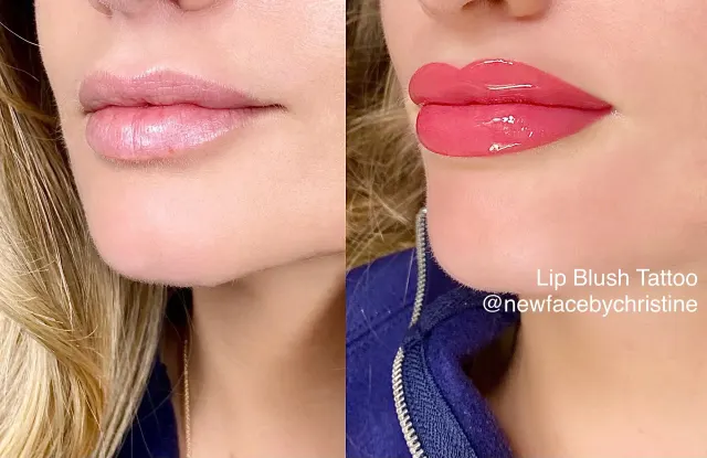 Lip Blush Tattoo result by New Face by Christine, NYC — photo 144