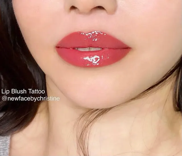 Lip Blush Tattoo result by New Face by Christine, NYC — photo 145