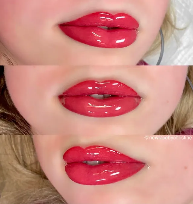 Lip Blush Tattoo result by New Face by Christine, NYC — photo 146