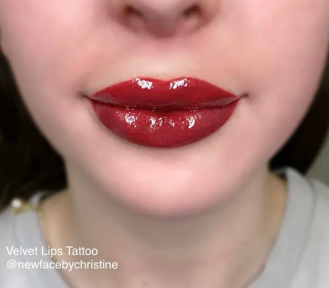 Lip Blush Tattoo result by New Face by Christine, NYC — photo 149