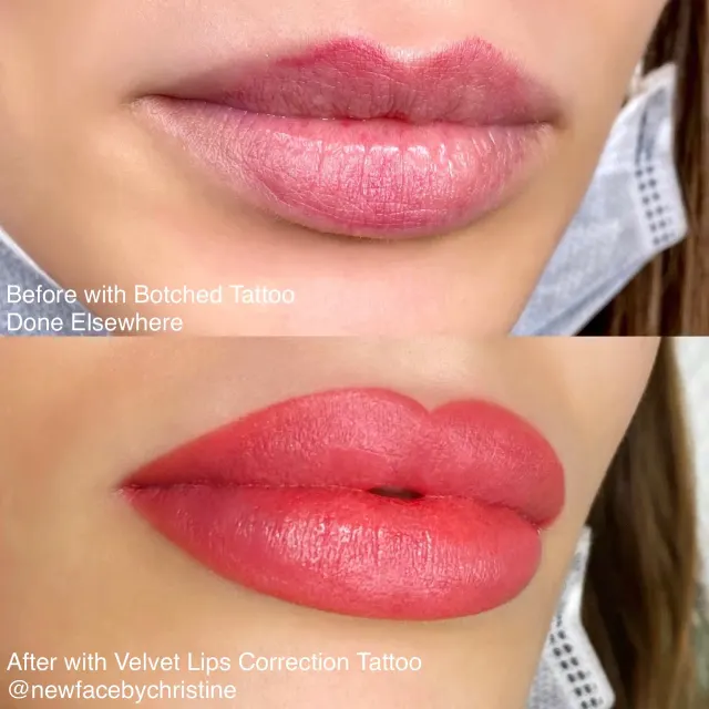 Lip Blush Tattoo result by New Face by Christine, NYC — photo 155