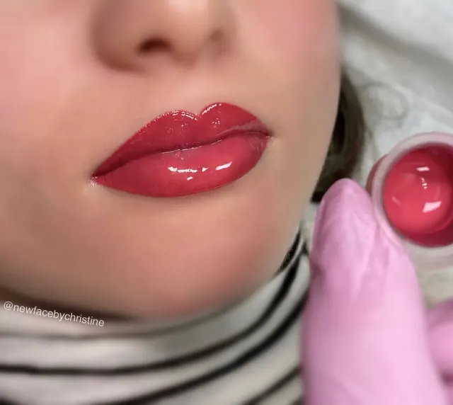 Lip Blush Tattoo result by New Face by Christine, NYC — photo 159